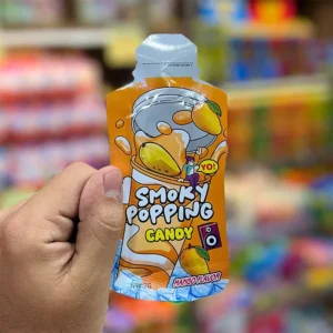 آبنبات جرقه ای دود زا طعم پرتقال 7 گرمی | SMOKY POPPING CANDY
