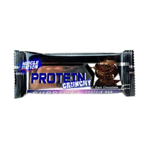 پروتئین بار کرانچی شکلات تلخ ماسل استیشن 40 گرمی | Muscle Station