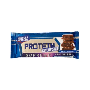 پروتئین بار کرانچی شکلات شیری ماسل استیشن 40 گرمی | Muscle Station