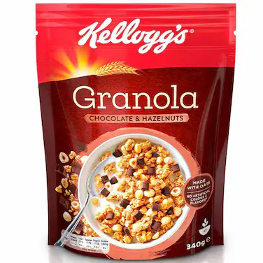 گرانولا شکلات فندقی کلاگز ۲۵۰ گرمی گرانولا شکلات فندقی کلاگز ۲۵۰ گرمی