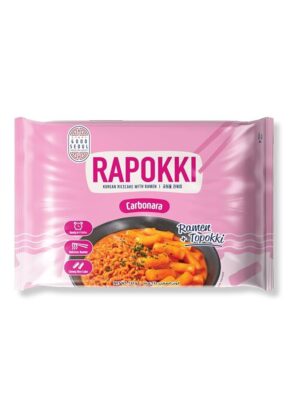 نودل کره ای طعم خامه کربنا دوکبوکی راپوکی 132 گرمی | Papokki Carbonara