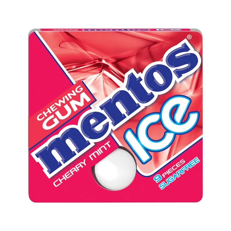 mentos-1 آدامس طعم توت فرنگی منتوس 9 عددی | Mentos Ice
