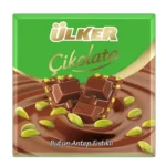 شکلات تخته‌ای شیری پسته‌ای 60 درصد اولکر 60 گرمی