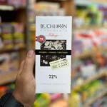 شکلات تخته ای با طعم بادام و کرنبری و پسته بوچرون 100 گرمی | Bucheron