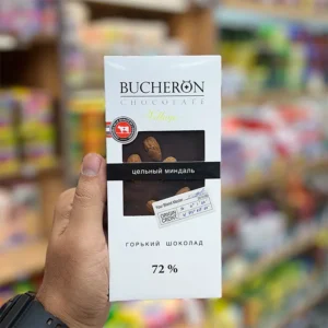 شکلات تخته ای با طعم بادام کامل بوچرون 100 گرمی | Bucheron