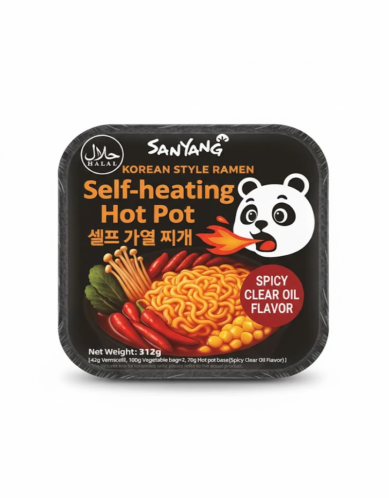 تند هات پات نودل خود پز طعم فلفلی سامیانگ 312 گرمی
