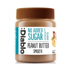 کره بادام زمینی نرم کرمی بدون شکر دیابلو 340 گرمی | Diablo Smooth