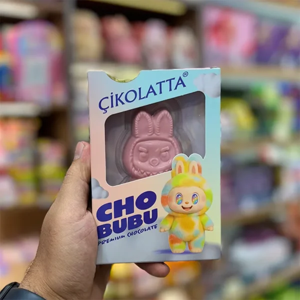 شکلات طعم رزبری لبوبو 60 گرمی | Cikolatta Cho Bubu