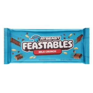 شکلات با طعم کرانچ مستر بیست 60 گرمی | Mr Beast Feastables Milk Crunch