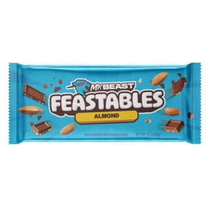 شکلات با تکه های بادام مستر بیست 60 گرمی | Mr Beast Feastables Almond