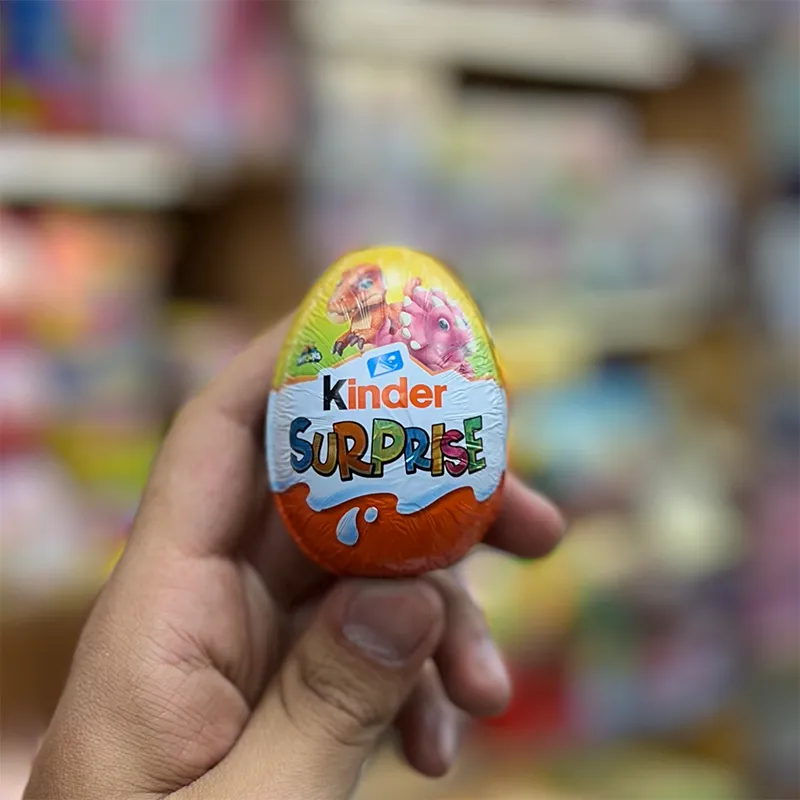 کیندر-1 تخم مرغ شانسی مدل دایناسور کیندر سورپرایز 20 گرمی |Kinder Surprise