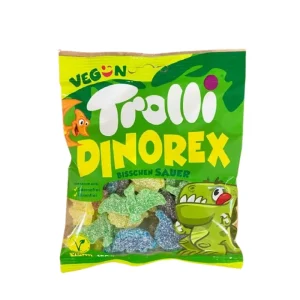 پاستیل ترش میوه‌ای دایناسوری ترولی ۱۵۰ گرم