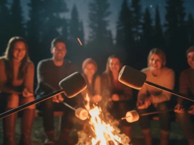 بهترین مارشمالو کبابی برای آتش