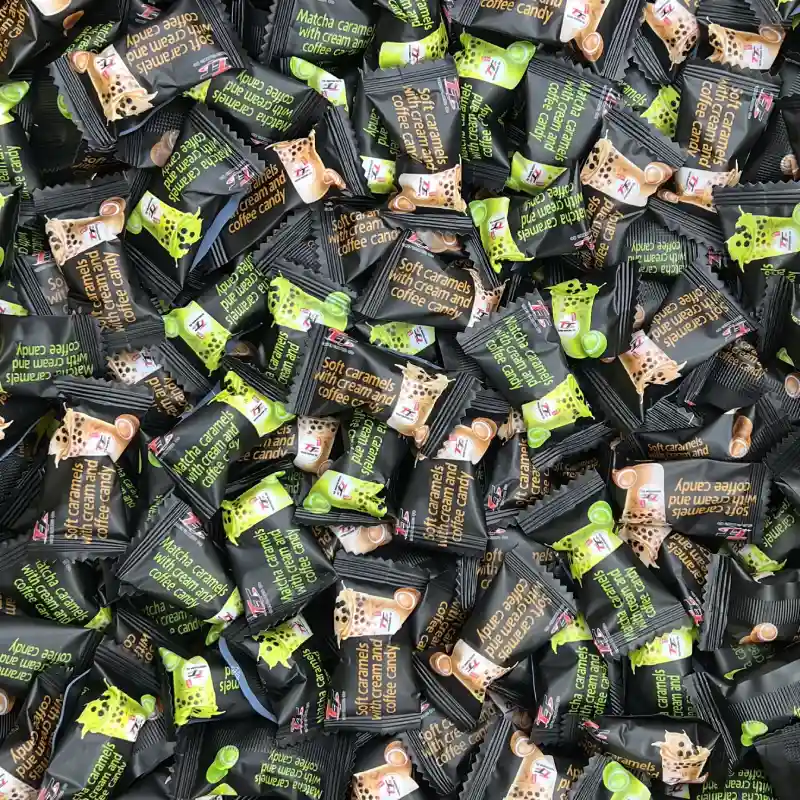 تافی فله_ای کارامل و ماچا تافی فلهای کارامل و ماچا