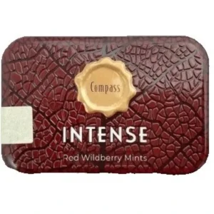 خوشبوکننده دهان با طعم نعنا توت‌های وحشی قرمز کمپاس چرمی ۵۰ عددی