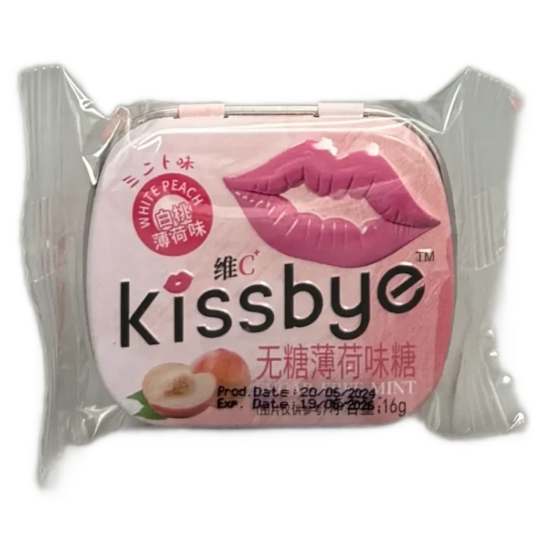 خوشبوکننده دهان بدون شکر هلو نعنا کیس بای ۱۶ گرمی خوشبوکننده دهان بدون شکر هلو نعنا کیس بای ۱۶ گرمی