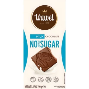 شکلات تابلت شیری بدون قند واول ۹۰ گرمی