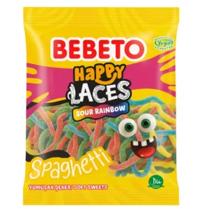پاستیل اسپاگتی ترش هفت رنگ ببتو
