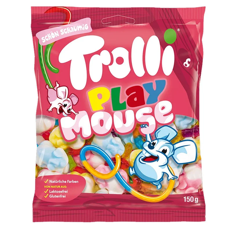 پاستیل بدون گلوتن موشی ترولی 150 گرم (1) پاستیل بدون گلوتن موشی ترولی 150 گرم