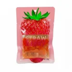 پاستیل به همراه نوشیدنی با طعم توت فرنگی کندی استور ۸۰ گرمی