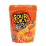 پاستیل ترش 60 گرمی همراه سس با طعم توت فرنگی