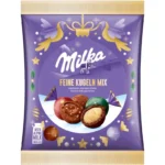 شکلات توپی پاکتی مخلوط میلکا ۱۳۶ گرمی | Milka Fine Balls Mix