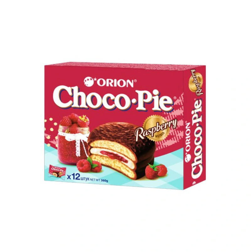 4951-thickbox_default-wals-shklaty-ba-tʿm-tmshk-shwkw-pay-awrywn-12-ʿddy-Orion چوکو پای 12 عددی طعم تمشک | Choco.Pie - Image 1