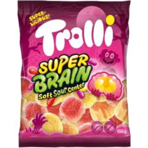 پاستیل ترش مغزی ترولی 150 گرم | Trolli Sour Super Brain