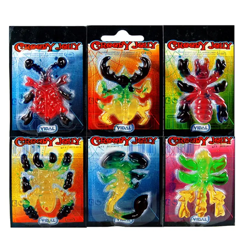 Vidal-Creepy-Jelly پاستیل حشرات ویدال ۶ تکه | Vidal creepyJelly