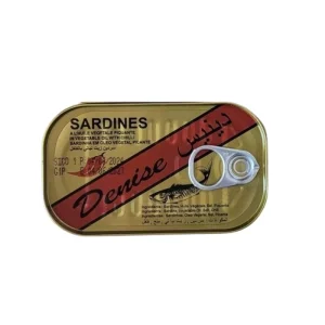 تن ماهی ساردین فلفلی دنیس ۱۲۵ گرمی