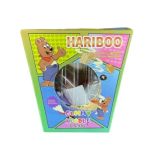 پاستیل نودلی با سس به همراه پودر جرقه‌ای ۹۳ گرمی | Haribo Gummy Noodle candy