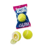 پاستیل مغزدار توپی لیمویی فینی ۵ گرمی | Fini Tennis Ball Chicle Gum
