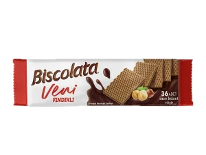 بیسکوییت ویفر کرم فندقی بیسکولاته ونی ۱۱۰ گرمی