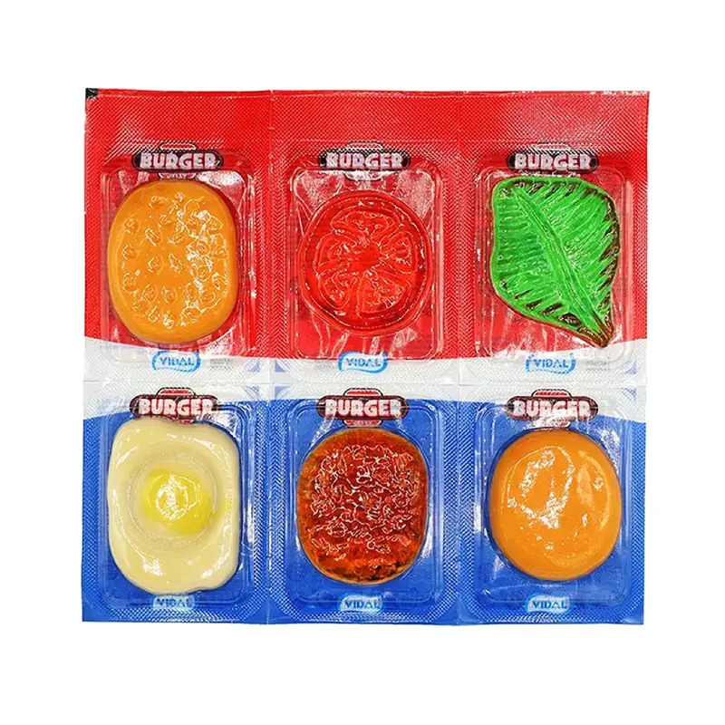 پاستیل برگر ویدال ۶ تکه پاستیل برگر ویدال ۶ تکه