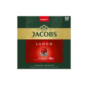 کپسول قهوه جاکوبز اسپرسو لانگو 20 عددی | Jacobs Lungo