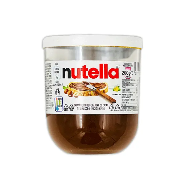Nutella-Kakaolu-Findik-Kremasi-200-Gr شکلات صبحانه نوتلا ایتالیا ۲۰۰ گرمی