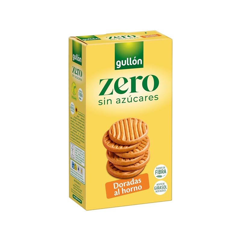 Baked-Golden-Cookie-Gullón کوکی بدون شکر گالون ۳۳۰ گرمی