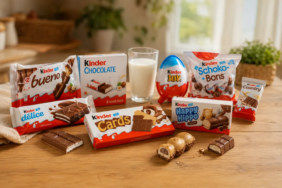 محصولات کیندر Kinder
